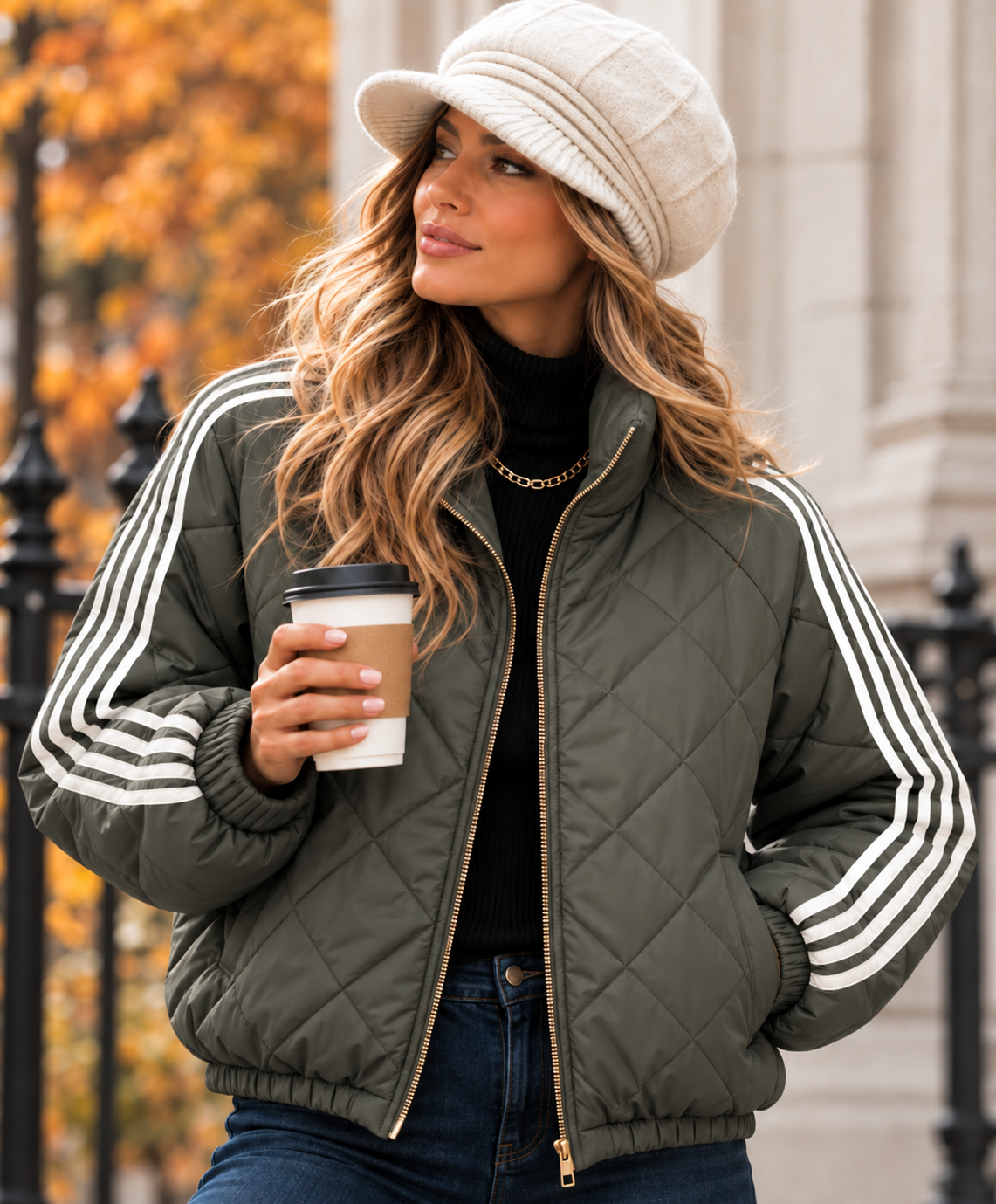 Tamara Bomber Jacket Olive