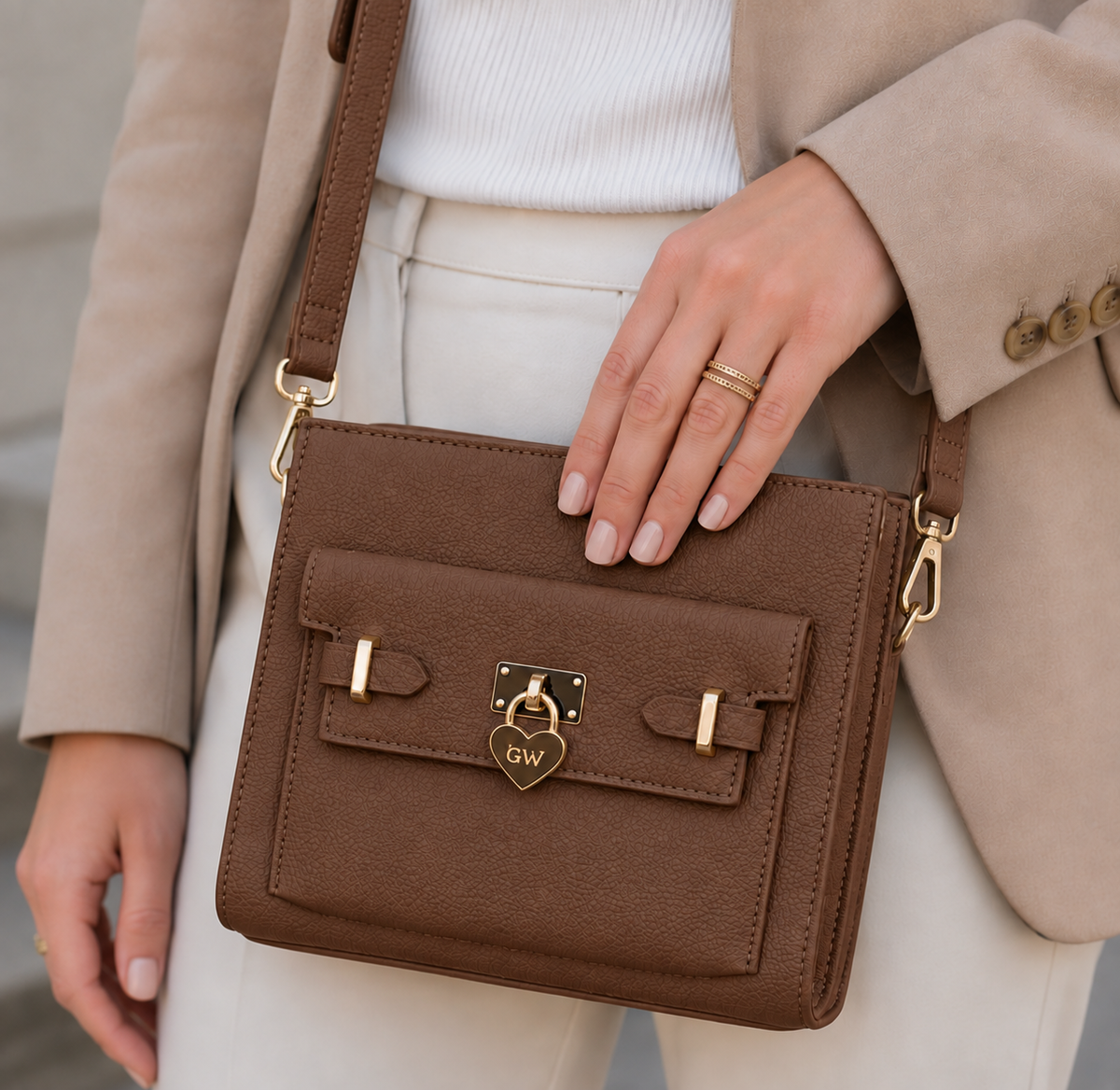 Lisa Bag Brown ( Personalised )