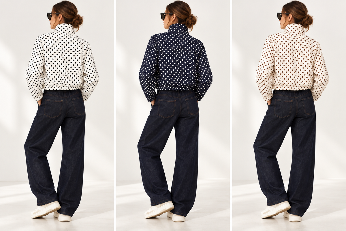 Jenny Lightweight Jacket Navy/White
