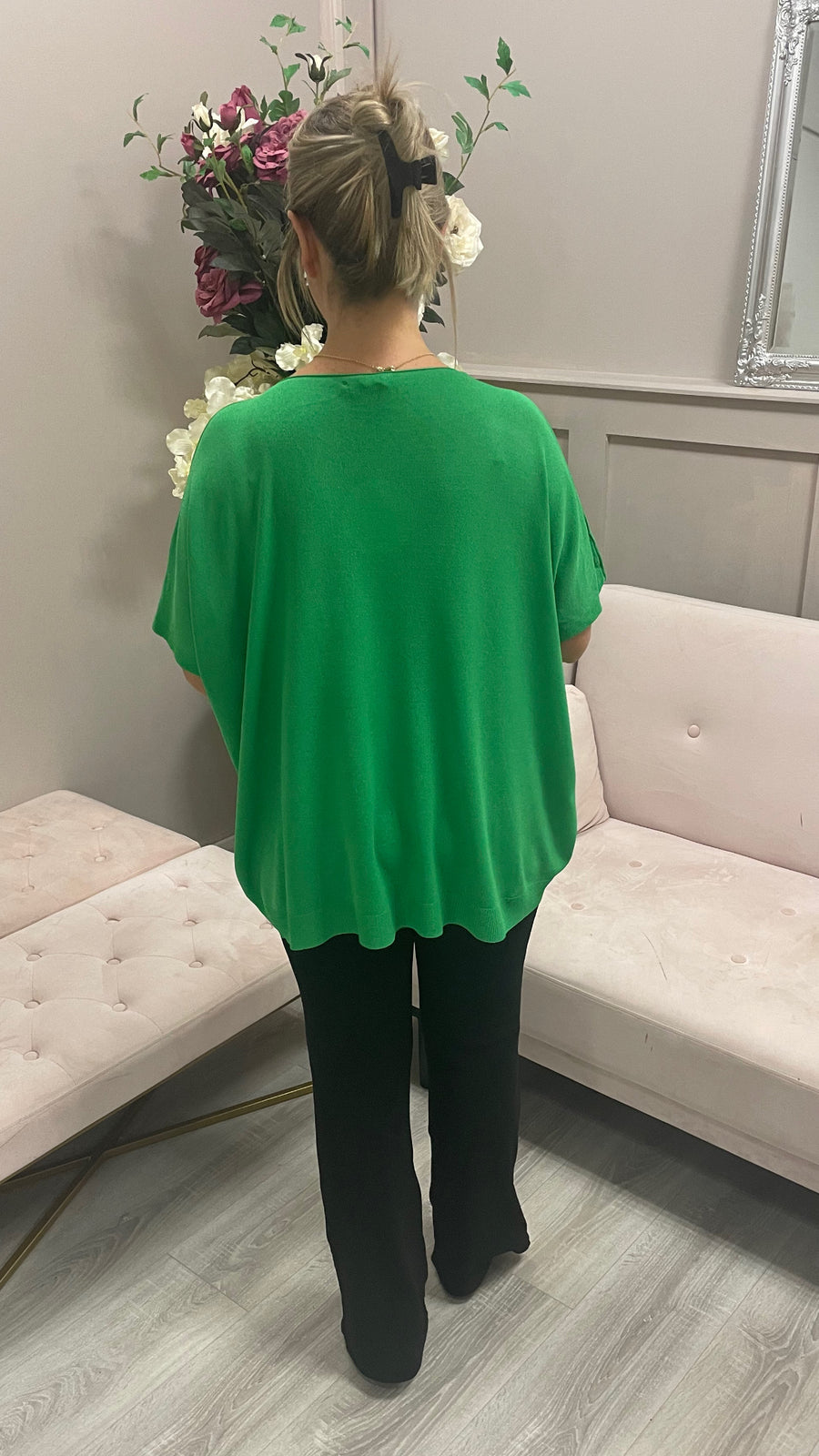 Sara Top Green