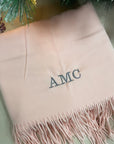 Long Personalised Scarf Pink