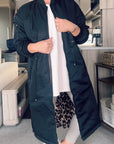 Leopard / Black Reversible Coat