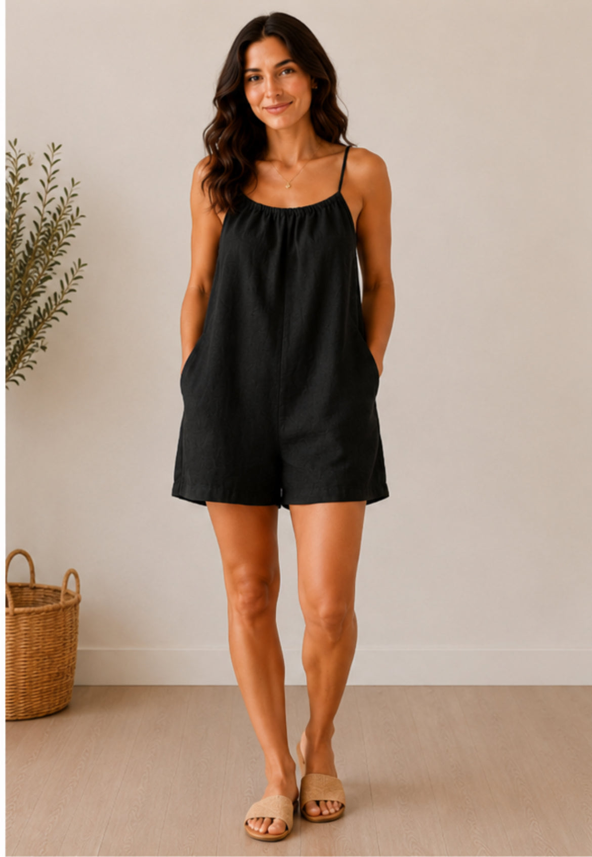 Pippa Playsuit Black