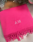 Long Personalised Scarf Cerise