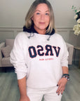 VRSO Sweatshirt Hoodie Grey/Navy