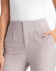 Stretch Dress Trousers Grey Stone