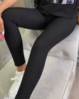 Sabby Spandex Leggings Black