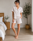 Love Bloom Cotton PJ Set With Cute Storage Bag