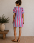 Capri Dress Blue / Pink