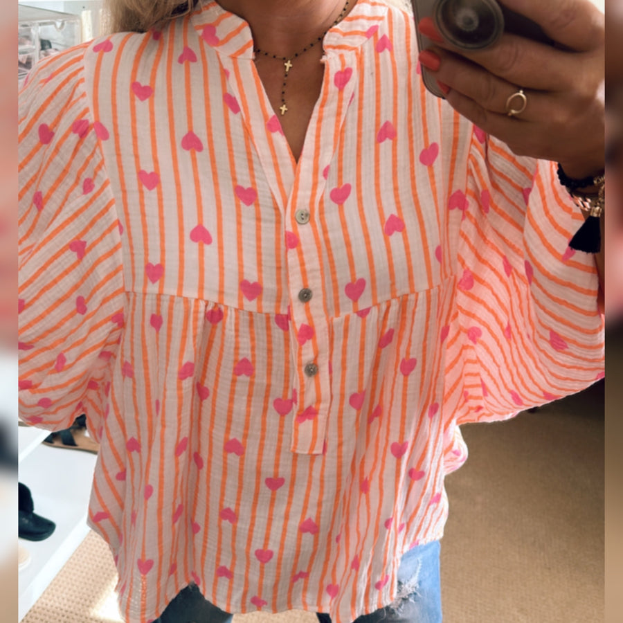 Heart Top Orange