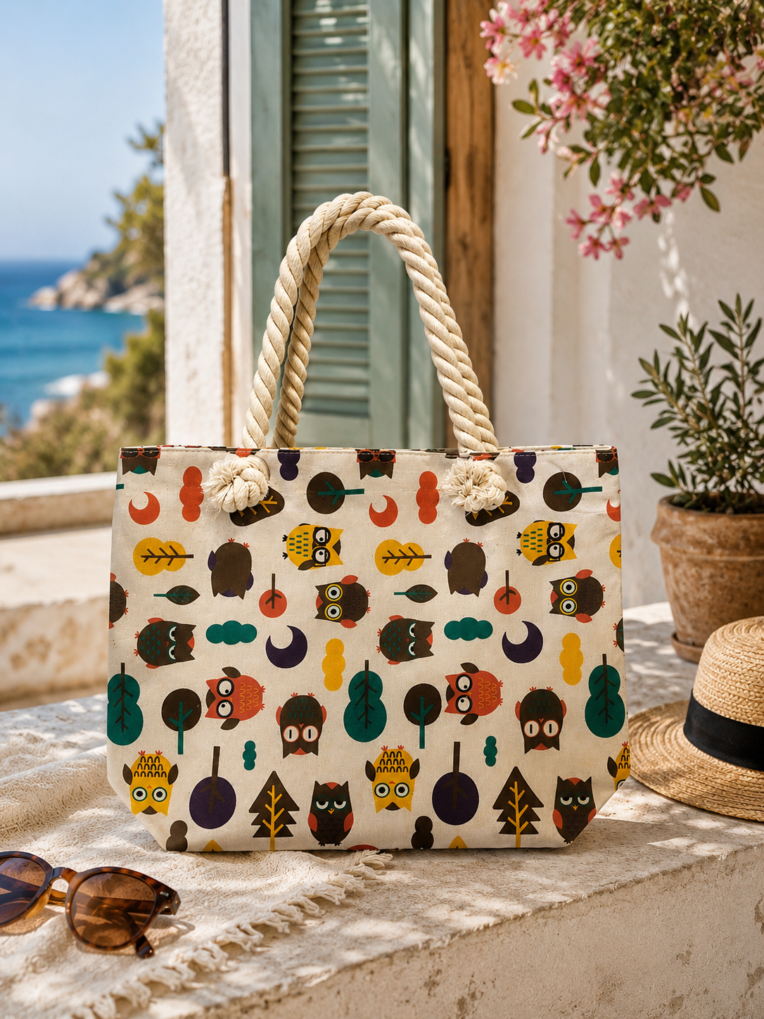 Woodland Owl Tote