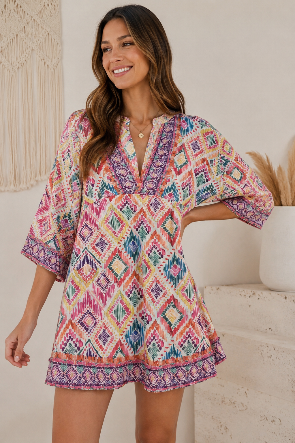 Sunset Mosaic Tunic