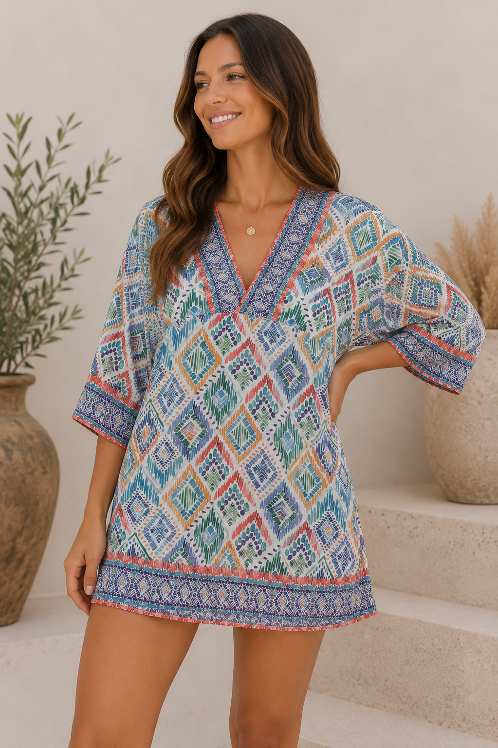 Seaside Mosaic Tunic