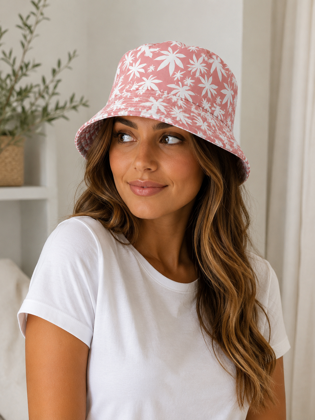 Blush Bloom Bucket Hat