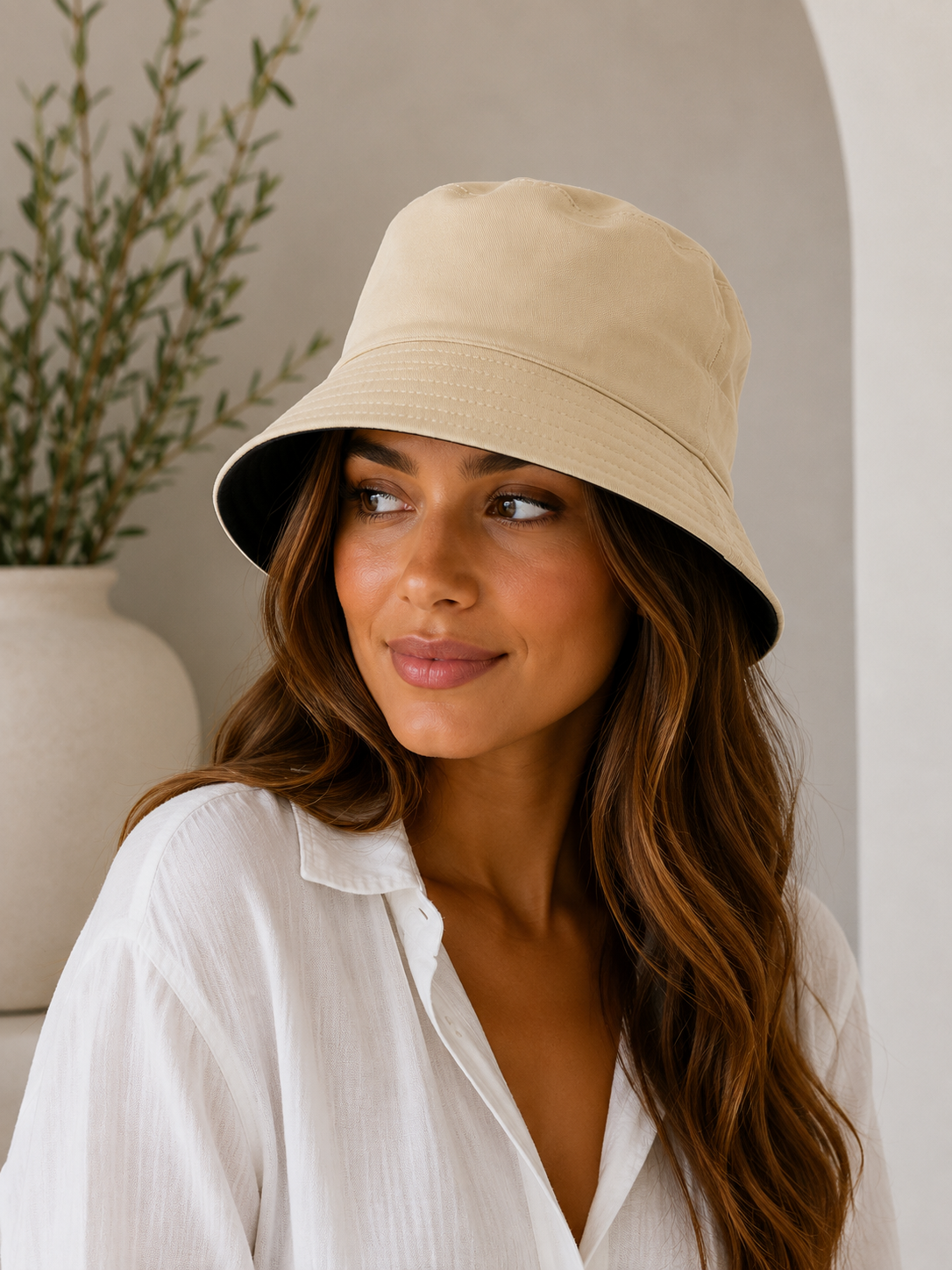 Sand &amp; Shadow Bucket Hat