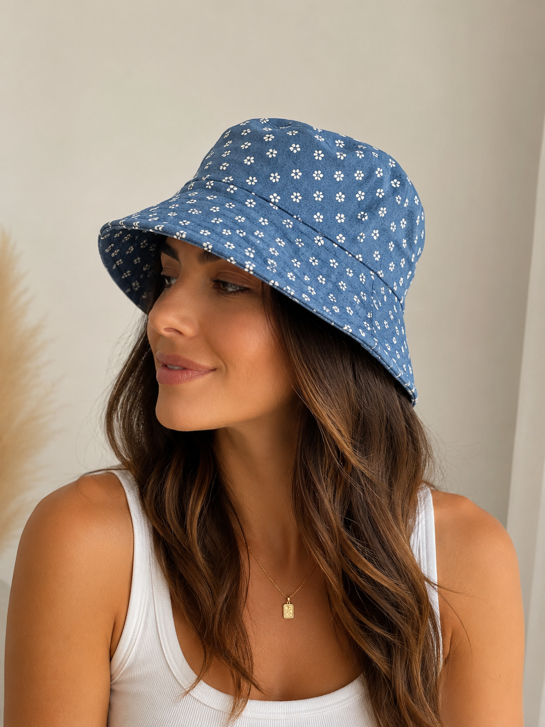 Daisy Denim Bucket
