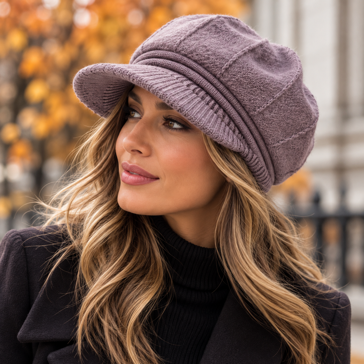 CiCi Peak Hat Mauve