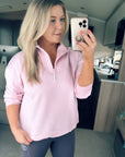 Zip Sweatshirt Pink