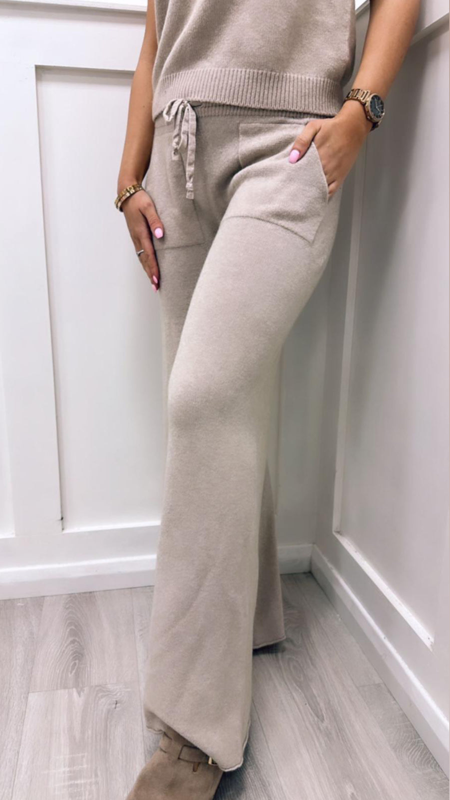 Sarl Long Trousers Taupe