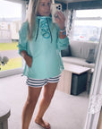 Walking 1/4 Zip Mint