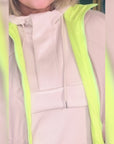 Fia Reversible Gilet Biscuit/Neon