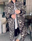 Leopard / Black Reversible Coat