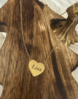 Heart Necklace Personalised