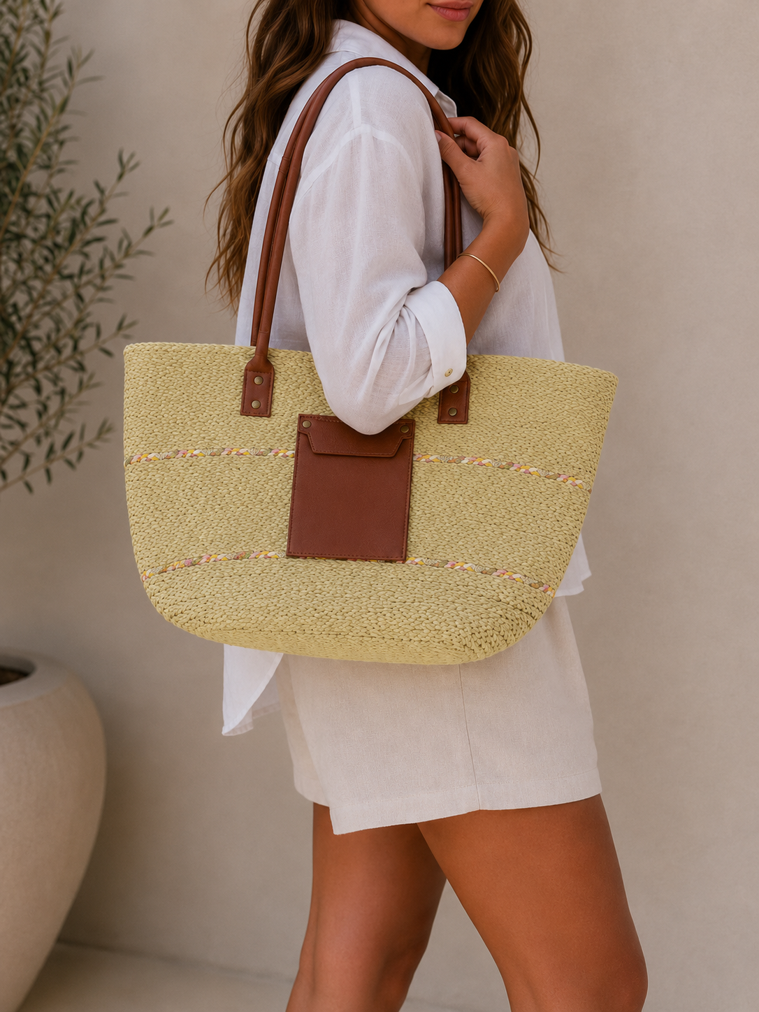 Summer Breeze Tote Champagne