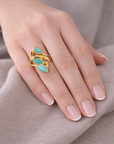Luna Turquoise Statement Ring