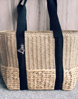 Hamptons Basket Bag Black Handle