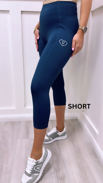 Short Active Leggings Navy