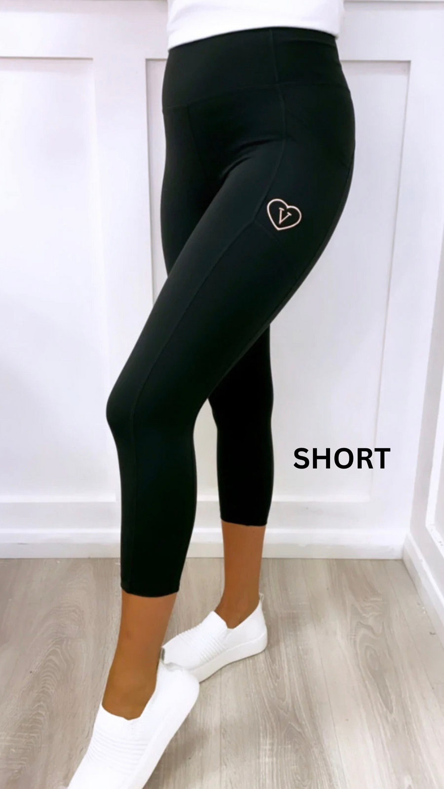 Short Active Leggings Black