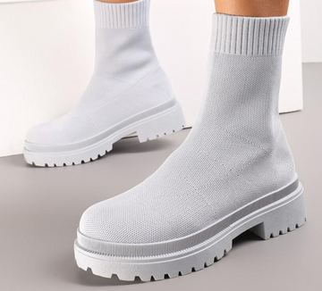 Grey Sock Boots