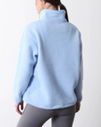 Beau Fleece Top Blue