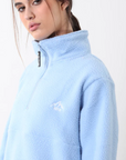 Beau Fleece Top Blue