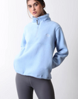 Beau Fleece Top Blue