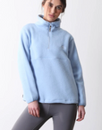 Beau Fleece Top Blue