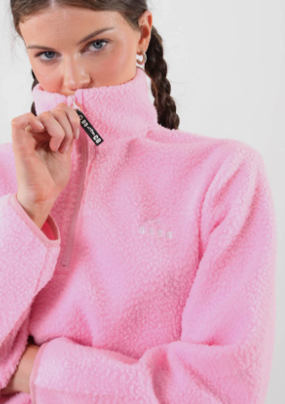 Marla Fleece Top Pink