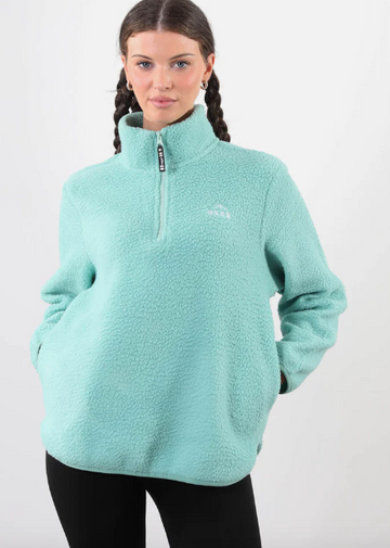 Marla Fleece Top Mint