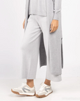 Sarl Knit Wide Leg Trousers Grey