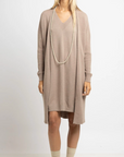 Sarl Knit Midi Cardigan Oatmeal