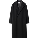 Laine Long Duster Coat Black