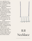 11.11 Necklace Silver