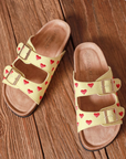 Heart Slip On Sandal Yellow