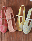 Layla Woven Pump Sky Blue