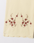 Gabrielle Ivory Embroidered Trousers