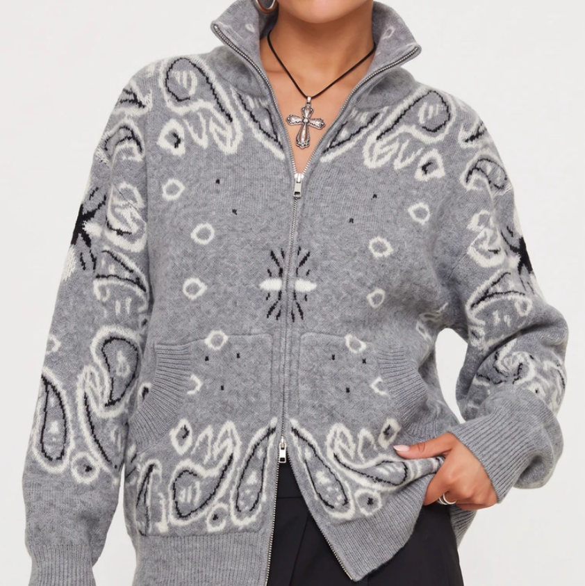 Kelly Cardigan Grey