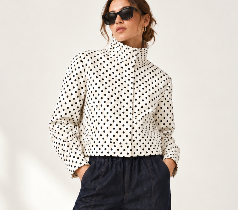 Jenny Lightweight Jacket White/Black