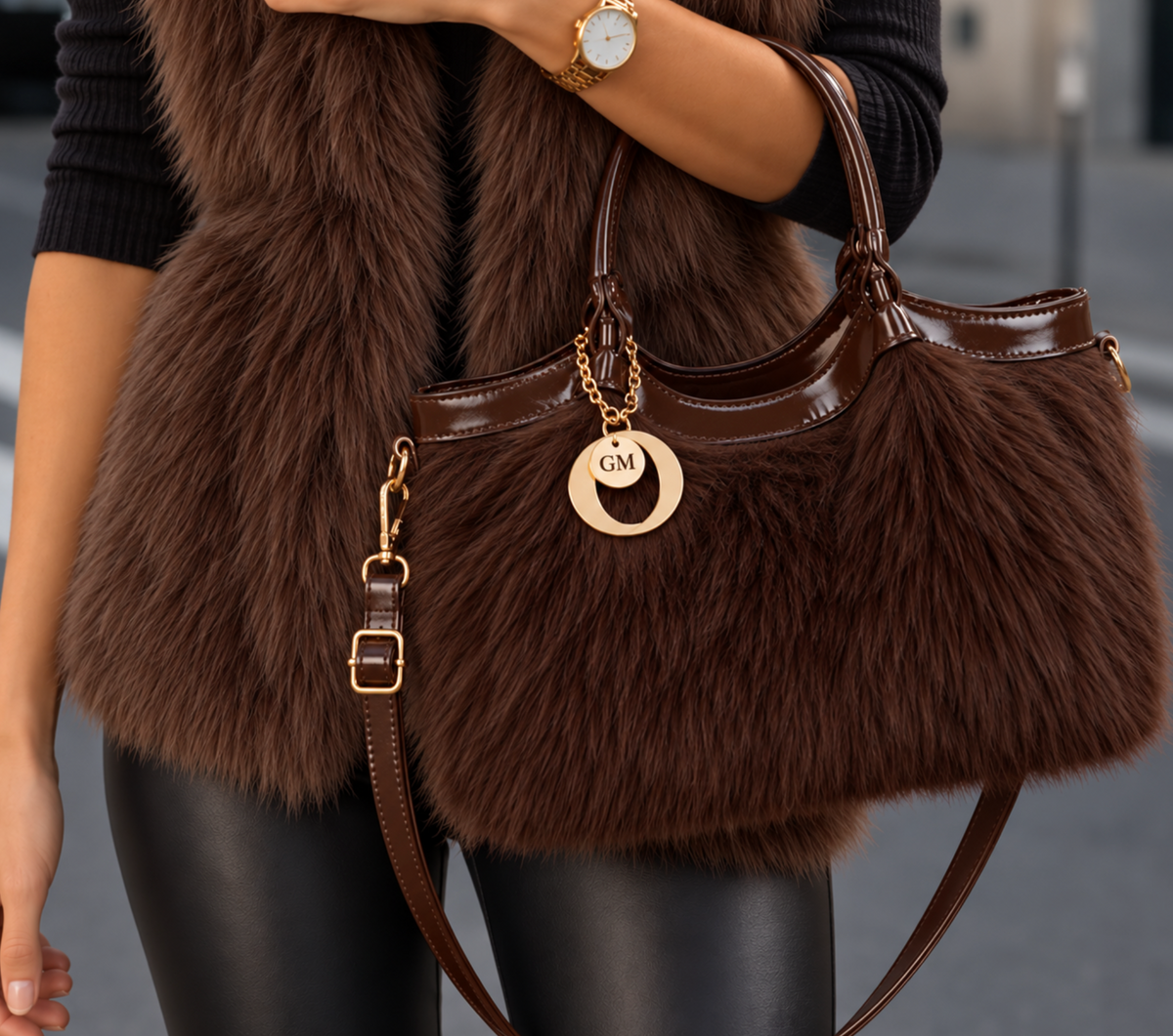 Hannah Bag Choco Personalised