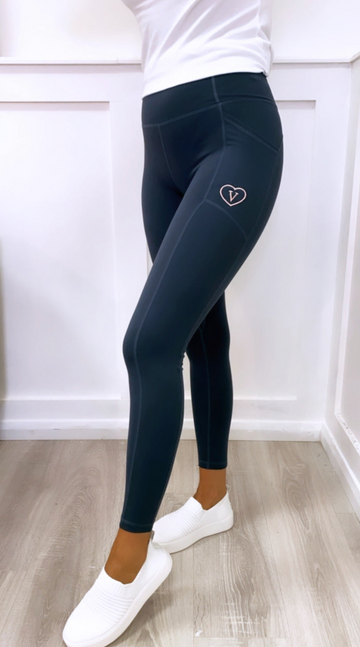 Active Walking Leggings Navy